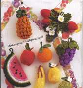 Annies Attic - 875902 - Guilded fruit ornaments