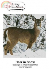Artecy Cross Stitch - Deer in Snow