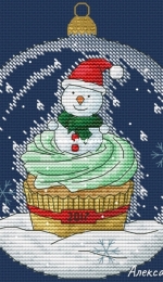 New Year Cupcake by Alexandra E. / Alexandra Gurovskikh