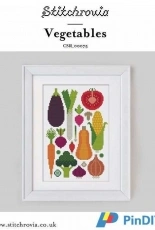 Stitchrovia CSR 00075 Vegetables by Emma Congdon PCS