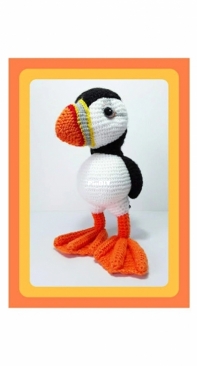 AixInCrochet - Aixa Rodriguez Avendaño - Ollie the Puffin - Frailecillo - English (US/UK) and Spanish