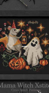 Mama Witch XStitch - Halloween Night by Katerina Kislova
