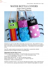 Precious Pattern-Water Bottle Covers