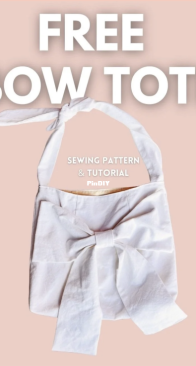 Sewbakemake - Bow Tote