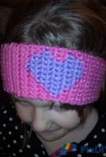 Price Crochet Creations - Tiffany Price - Cathryns Heart Headband