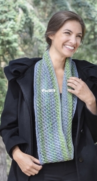Seahurst Infinity Scarf by Carly Waterman - Cascade Yarns - Free