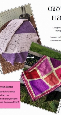 Mayhem and Majesty - Becca Bomgardner - Crazy Daisy Blanket