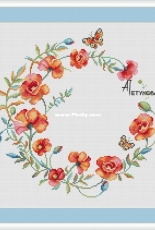 Poppy Wreath by Anna Petunova
