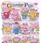 Design Works 9683 Calendar Pigs