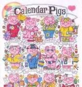 Design Works 9683 Calendar Pigs