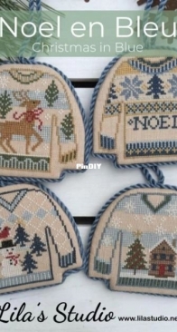 lilas studio - noel en bleu