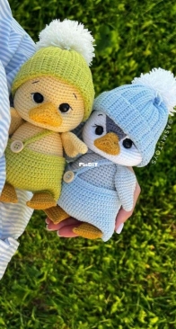 Asmi.Toys - Svetlana Smirnova - Светлана Смирнова - Penguin and Duckling - Пингвин и Утенок - Russian