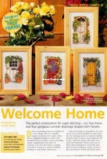 Welcome Home by Lesley Teare from The World of Cross Stitching TWOCS 61 XSD
