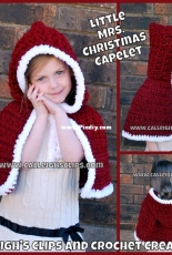 Calleighs Clips - Elisabeth Spivey - Little Mrs. Christmas Capelet