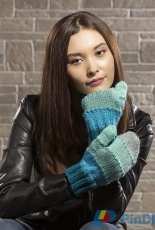 Premier Yarns-Gradient Knit Mittens by Premier Yarns Design Team
