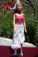 Maguinda Bolsón - Irupe dress and bag set for dolls