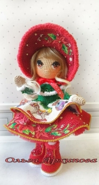 Olga Arkhipova - Ольга Архипова - Christmas doll - Рождественская куколка - Russian