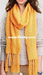 Yarnspirations - Straight Up Scarf - Free