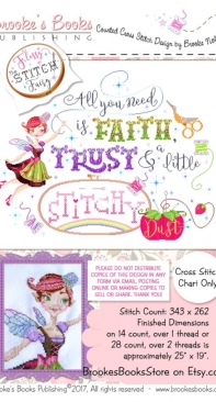 Brookes Books - Flossy The Stitch Fairy Stitchy Dust