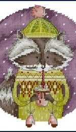 MiAxStitch - Christmas Raccoon XSD