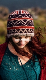 Geo Toque Abbye Dahl - AbbyeKnits