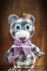 Purple Hook Nook - Whitney Wersal - Plaid Bear
