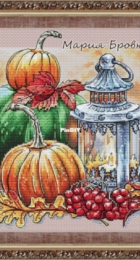 On The Threshold of Winter/ Autumn Lantern by Maria Brovko XSD