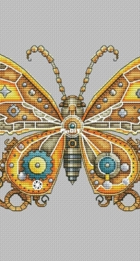 Butterfly steampunk by Alice Okneas XSD