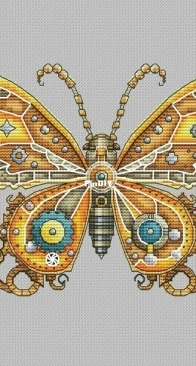 Butterfly steampunk by Alice Okneas XSD