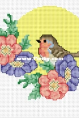 Alita Designs - Robin with Flowers - Free