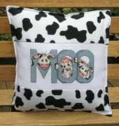My finished moo cushion