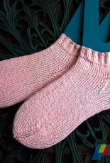 Cascade Fixation Ankle Socks by Cristi H. Payne-Free
