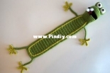 Fajnostwory - Magdalena Cieslinska - Bookmark Frog - Zakładka Żaba - Polish - Free