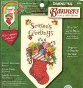 Dimensions 8759 Seasons Greetings Banner