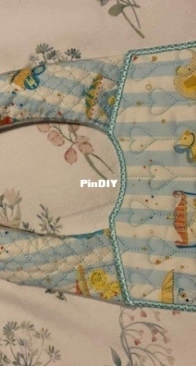 Machine Embroidery baby bib
