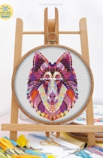 Awesome Pattern Studio C452 - Mandala Dog