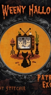 The Witchy Stitcher - Teeny Weeny Halloweeny  Series Pt. 2 - Meowsterpiece Theatre by Meg Black