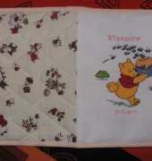 Protège carnet de santé pour la petite Victoire