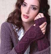 Aslan Trends -SoHo Publishing- Vogue Knitting - Aran Gauntlets
