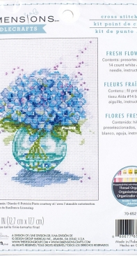 Dimensions 70-65217 Fresh Flowers PCS