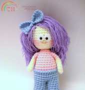 CosmonautLlama - AllSoCute - Seren - Amigurumi Girl Doll