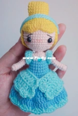 Hua Kai Yi Duo Xiao Mao Qiu - Qiuer Handmade - Princess Collection - Cinderella - Chinese