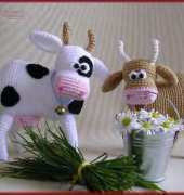 Babsies Hook - Barbara Saboth - Cow Eutilie and Kuhnigunde - German