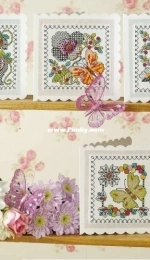 Butterfly Beauties - Blackwork Cards by Lesley Teare from Cross Stitch Gold 118 XSD