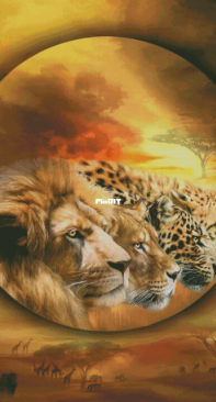 HAED HAECCC 3698 Spirits Of The Savannah by Carol Cavalaris