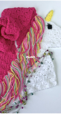 Nanas Crafty Home - Tonya Bush - C2C Unicorn Scarf - Free