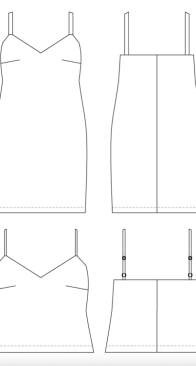 Cashmerette Club - Avola Slip Dress and Top - Sizes 0-32