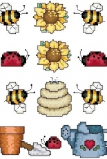 Borders from Leisure Arts 2600 Sunshine Garden PCS