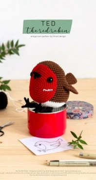 Airali Design - Ilaria Caliri - Ted the Red Robin