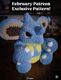 Fox and fey crochet nidoqueen